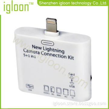 5 In 1 Camera Connection Kit Lightning Card Reader For Ipad Mini Ipad 4 